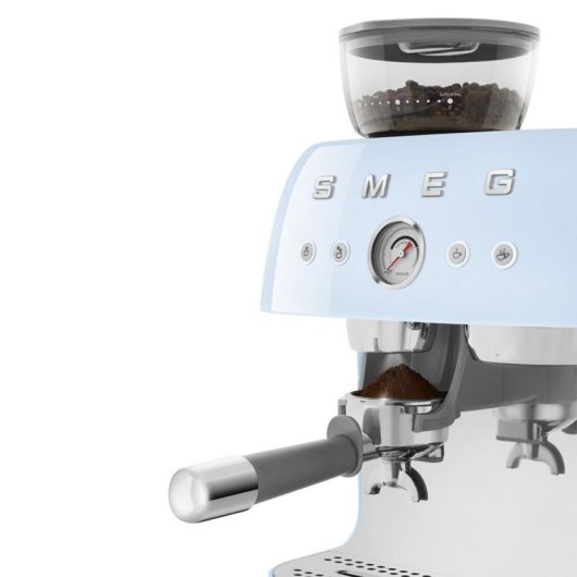 Espressomaschine Manuell Smeg EGF03PBEU 2,4L 20 Bar mit integriertem Mahlwerk Blau
