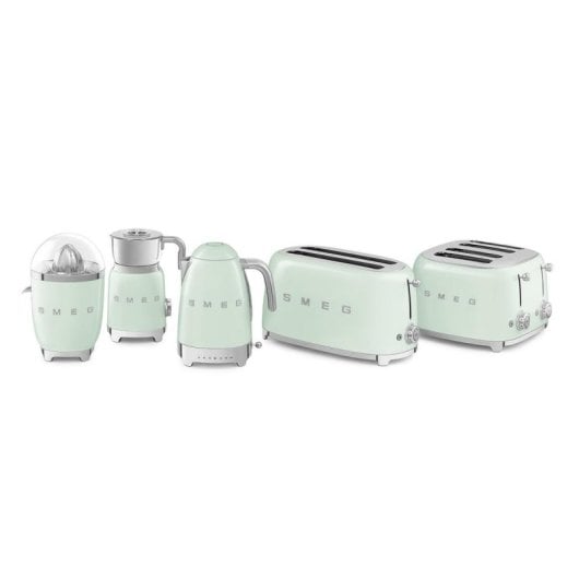 Grüner Smeg CJF11PGEU Zitronenpresse Edelstahlkonus 70W 220-240V