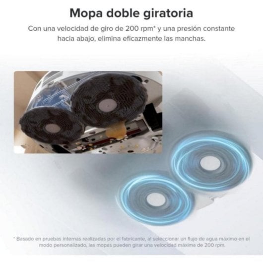 Robot Aspirapolvere e Lavapavimenti Roborock Qrevo Pro Navigazione LiDAR 7.000 Pa Controllo App IA