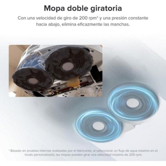Robot Aspirador Roborock Qrevo Pro 7000Pa FlexiArm con Base Multifunción y Fregado Inteligente