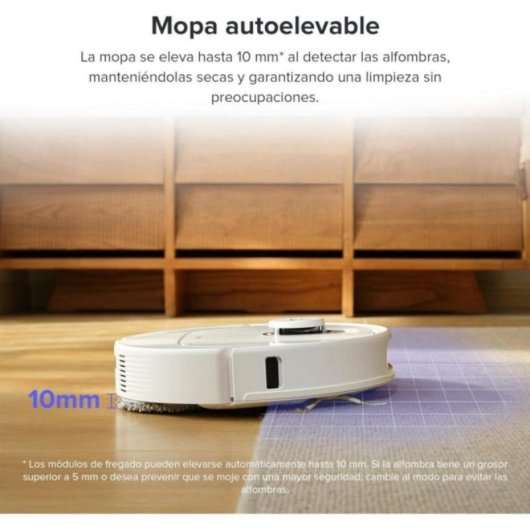 Robot Aspirador Roborock Qrevo Pro 7000Pa FlexiArm con Base Multifunción y Fregado Inteligente
