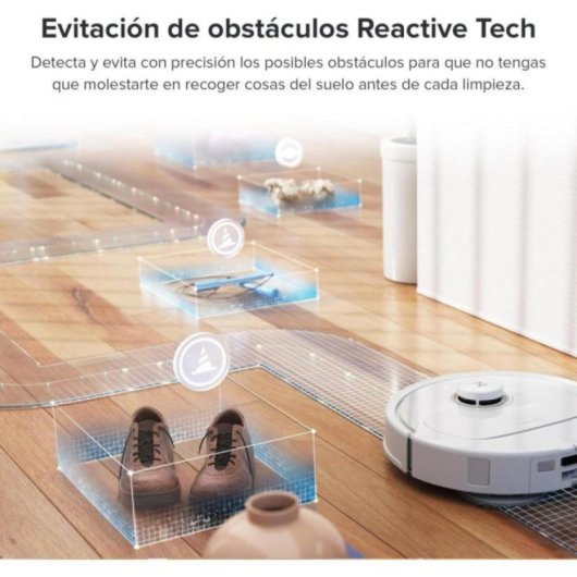 Robot Aspirador Roborock Qrevo Pro 7000Pa FlexiArm con Base Multifunción y Fregado Inteligente