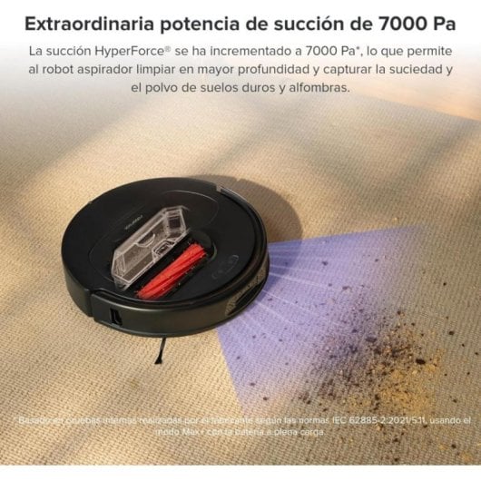 Robot Aspirador Roborock Qrevo Pro FlexiArm 7000 Pa Base Todo en Uno Negro