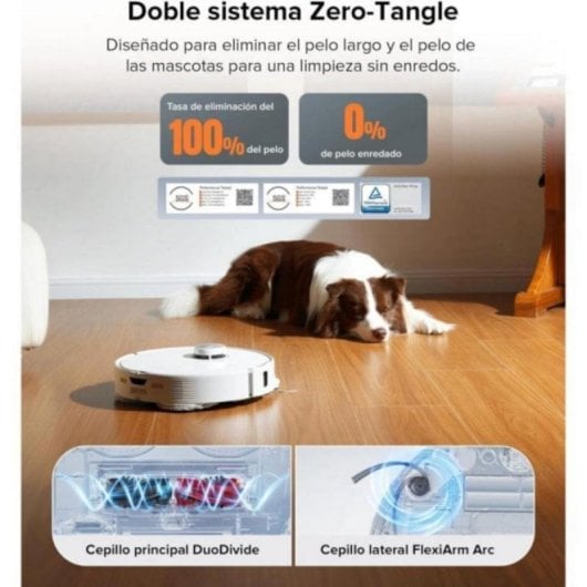 Robot Aspiratore Roborock Qrevo Edge con Suzione HyperForce 18500 Pa e Mappatura 3D
