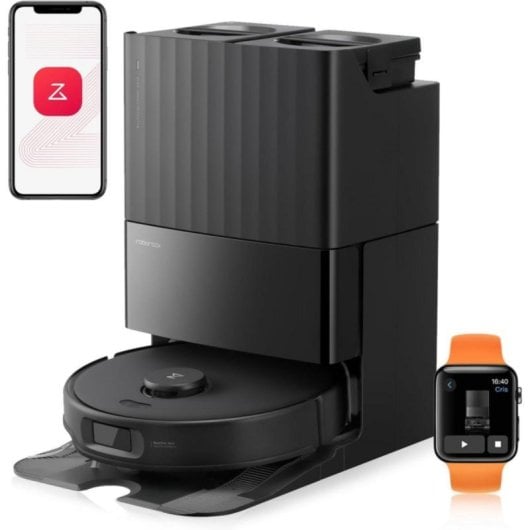 Robot Aspirador Roborock Qrevo Edge S5A con mopa FlexiArm, 18500 Pa y autolimpieza