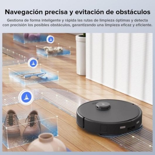 Robot Aspirador Roborock Qrevo Edge S5A con mopa FlexiArm, 18500 Pa y autolimpieza