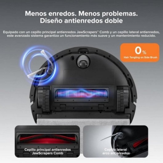 Robot Aspirador Roborock Q10 PF, 10.000 Pa, doble sistema antienredos, mopa de alta intensidad