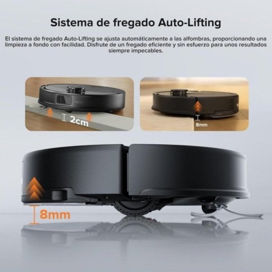 Robot Aspirapolvere Roborock Q10 PF 10.000 Pa HyperForce Doppio Sistema Anti-Ingroppi Mopa Auto-Lifting