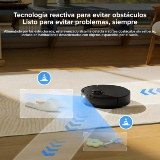 Robot Aspirador Roborock Q10 PF, 10.000 Pa, doble sistema antienredos, mopa de alta intensidad
