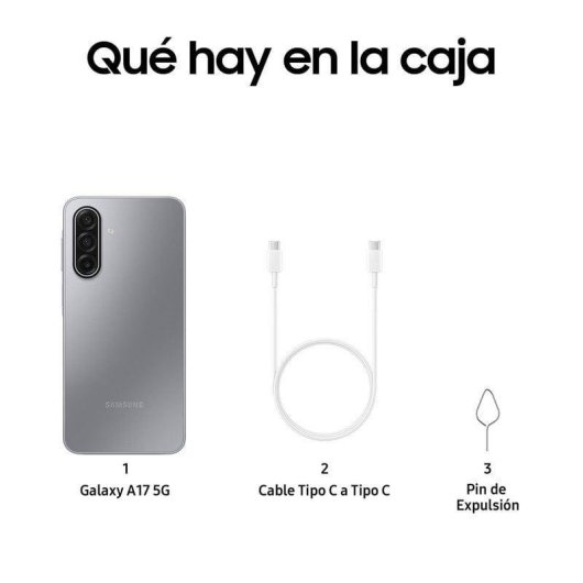 Samsung Galaxy A17 5G 8GB Cinzento 256GB 6,7" Câmara tripla