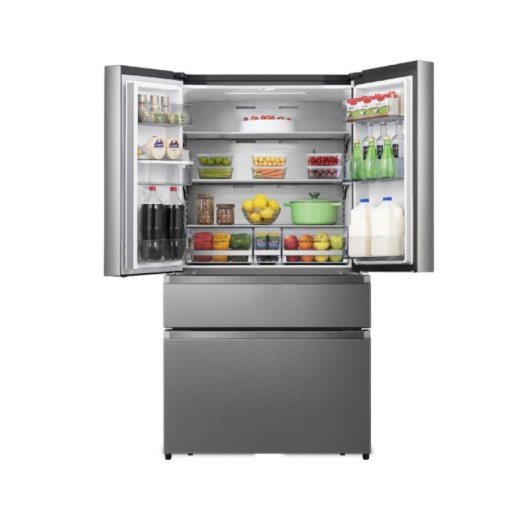 Frigorífico Hisense Americano 178,5cm 579L E Inox WiFi Triple zona No Frost
