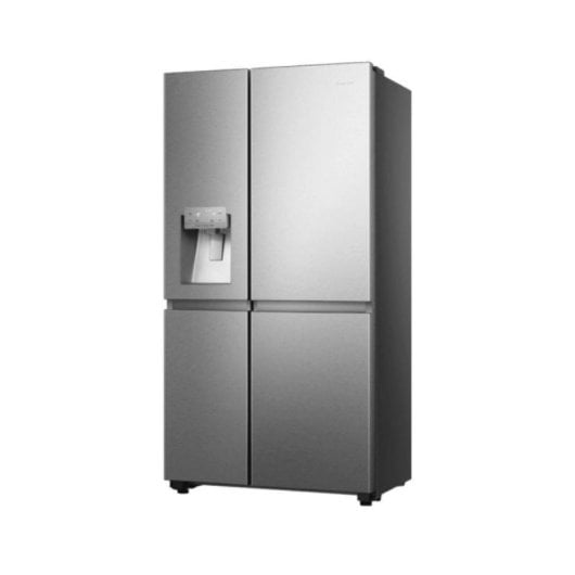 Frigorífico Hisense Americano 179cm 632L E Inox Dispensador Agua y Hielo WiFi No Frost