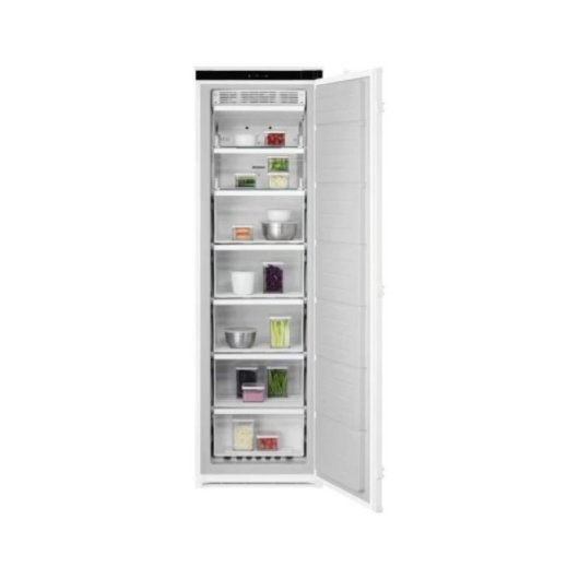 Congelador Vertical Integrável 212L No Frost, Controlo Tátil, 16,5kg/24h, Branco, Classe E