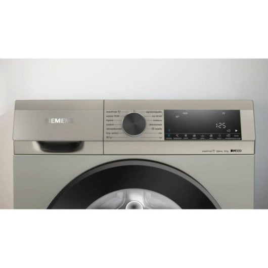 Máquina de Lavar Roupa Siemens WG56G2ZXES 10kg 1600rpm Classe A Aço Inoxidável VarioSpeed SmartFinish iQdrive