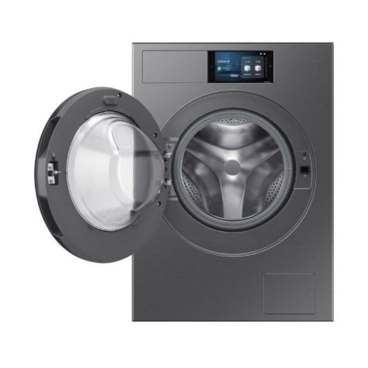 Waschmaschine Samsung WF90F09C4SU3 9kg Frontlader 1400 U/min A Silber mit SmartThings und AI EcoBubble