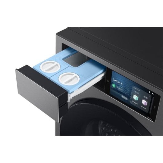 Waschmaschine Samsung WF90F09C4SU3 9kg Frontlader 1400 U/min A Silber mit SmartThings und AI EcoBubble