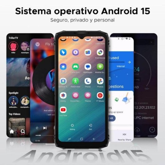 Doogee Blade 10 Pro Energy 4G 6GB 256GB 6.56" Nero Rugged