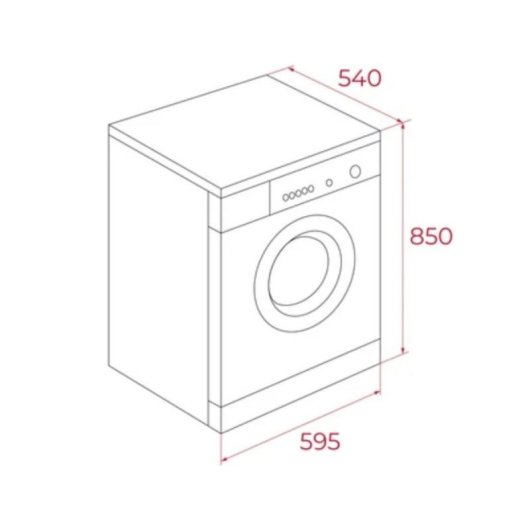 Lavadora Teka WMK 70940 WH 9kg Carga Frontal 1400rpm A Blanca Inverter y Vapor