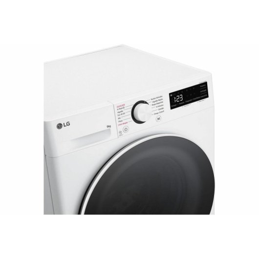 Máquina de Lavar Roupa LG F2WR5S9S0W 9kg 1200rpm A Branca com Vapor e AI DD™