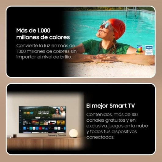 TV Samsung QLED TQ65Q77DATXXC 65" 4K Ultra HD Smart TV WiFi HDR AirSlim FreeSync Premium