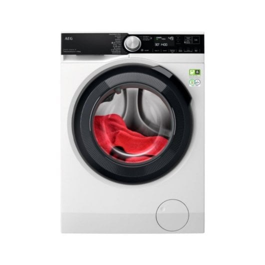 Máquina de Lavar Roupa AEG LFR9514L6U 10kg 1400rpm Classe A Branca Painel Preto Connected PowerCare Vapor