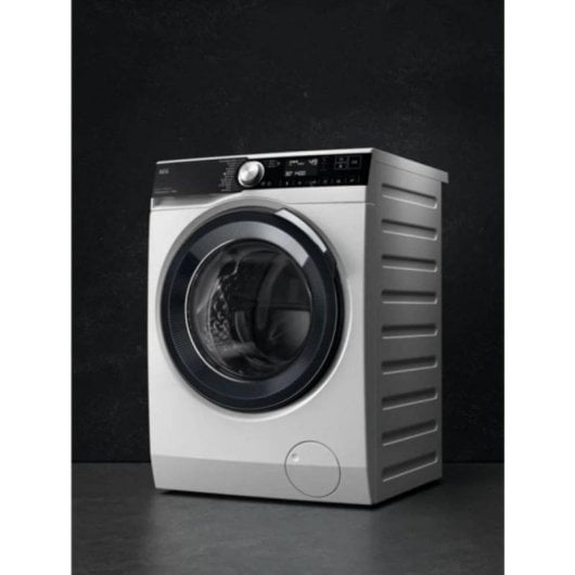 Máquina de Lavar Roupa AEG LFR9514L6U 10kg 1400rpm Classe A Branca Painel Preto Connected PowerCare Vapor