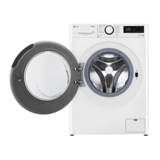 Máquina de Lavar Roupa LG F2WR5S8S6W 8kg Carga Frontal 1200rpm A Branca Vapor AI Direct Drive Inverter