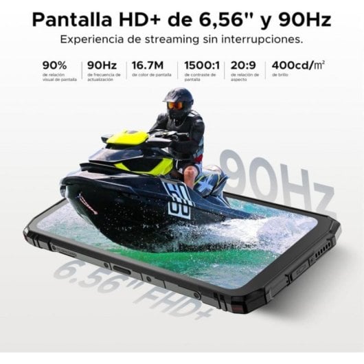 DOOGEE Blade10 Energy 24GB/128GB/6.56" Preto/Vermelho