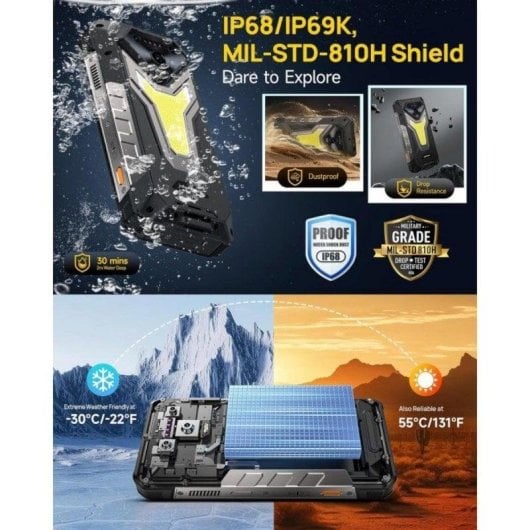 Ulefone Armor 34 Pro 5G 16GB 512GB 6.95" Negro