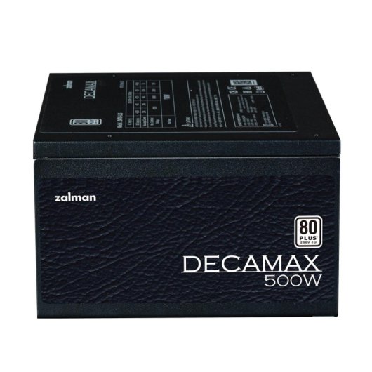 Netzteil Zalman 500W 80 PLUS ATX DecaMax LX3 Schwarz 12 cm Lüfter