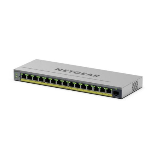 NETGEAR GS116EP Managed L2/L3 Switch 16x Gigabit Ethernet PoE+ 180W Grau