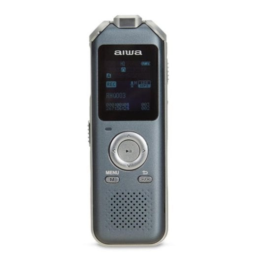 Registratore audio 16GB con microfono 3 canali, OLED, USB C, batteria al litio