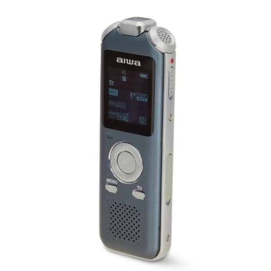 Registratore audio 16GB con microfono 3 canali, OLED, USB C, batteria al litio