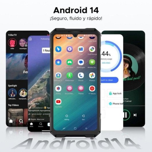 Doogee Blade GT Play 5G 20GB 256GB 6,72" Transparent