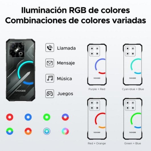 Smartphone DOOGEE Blade GT Play 20GB RAM 256GB 5G LED IP68 NFC 5800mAh
