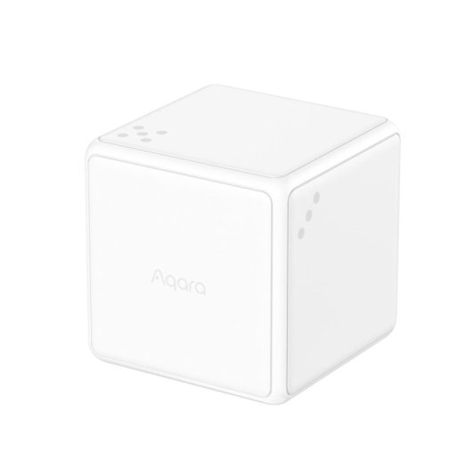 Aqara Cube T1 Pro ZigBee Blanco, Control Táctil, Compatible con Alexa, 2 Años de Autonomía