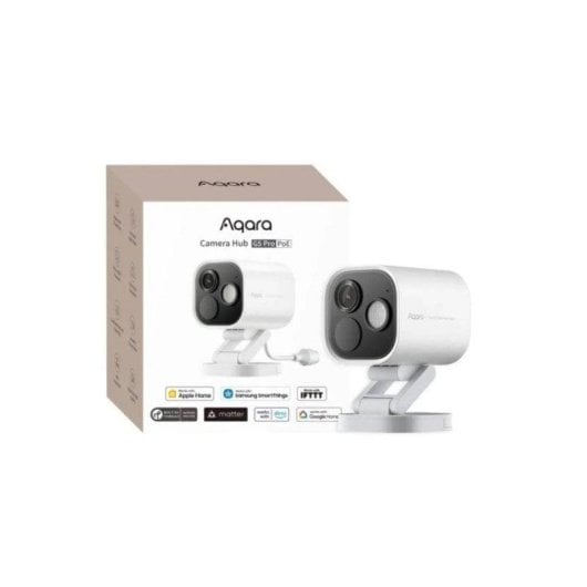 Câmera de vigilância Aqara Hub G5 Pro 2K Visão Noturna Externa IA Zigbee Matter PoE