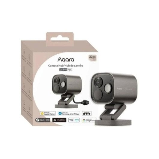 Cámara de seguridad G5 Pro IA, Visión Nocturna Color 2.6K, Compatible Zigbee/Thread/Matter, IP65, PoE/Wi-Fi