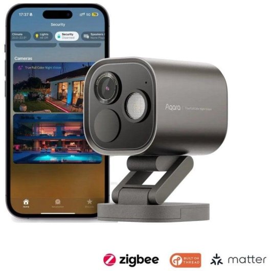 Cámara IP Aqara G5 Pro 2.6K Visión Nocturna Interior y Exterior IA Audio Bidireccional