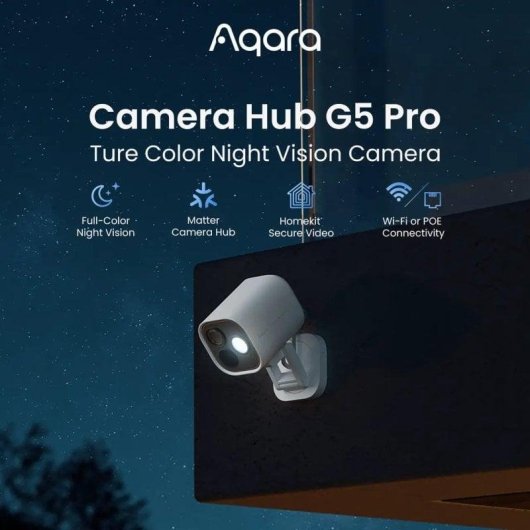 Cámara IP Aqara G5 Pro 2.6K Visión Nocturna Interior y Exterior IA Audio Bidireccional