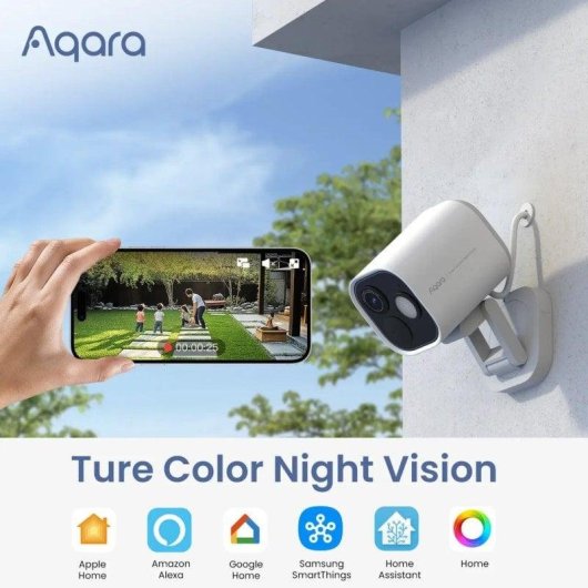 Cámara IP Aqara G5 Pro 2.6K Visión Nocturna Interior y Exterior IA Audio Bidireccional