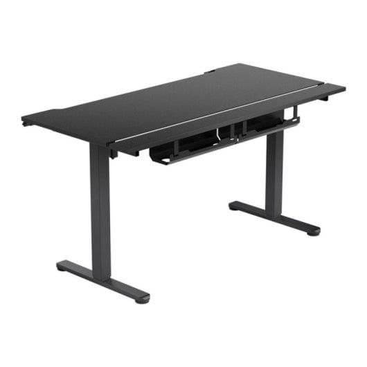 Bureau Gaming ACGAM 140cm Aluminium et Bois avec LED RGB et USB