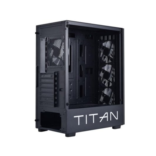 Torre SUPRA Gaming TITAN ARGB ATX/EATX, 4x Ventiladores 120mm, Cristal Templado, Malla Metálica, Usb 3.0, Negro