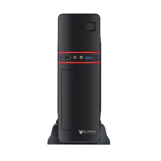SUPRA GAMING F500 Slim Caixa Micro-ATX USB 3.0 com PSU SFX 500W