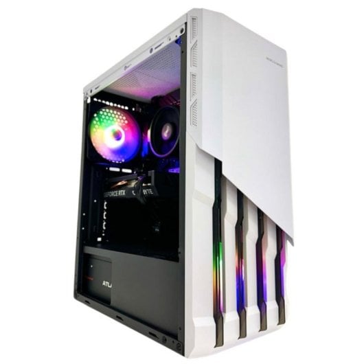 PC Sobremesa TecnoWake Ryzen White Ryzen 5 5600 16GB 1TB SSD RTX 4060 WiFi Windows 11 Pro RGB