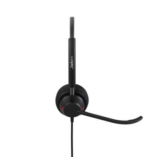 Auriculares Jabra Engage 40 con cable USB, micrófono dual y protección auditiva negra