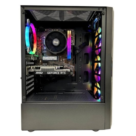 PC Sobremesa Tecnowake TecnoRig AMD Ryzen 5 5500 16GB 1TB SSD WiFi RTX 3050 RGB