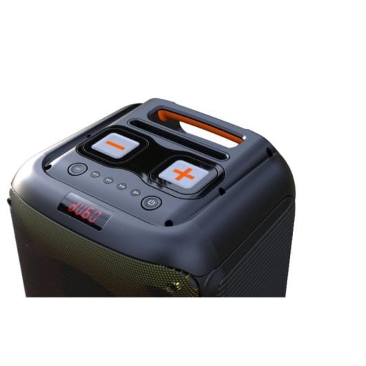 Altavoces Denver portátil estéreo inalámbricos 40W Bluetooth LED y microSD