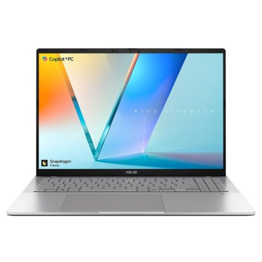 Portable ASUS Vivobook S16 S3607QA 16" Snapdragon X1-26-100 32GB 1TB SSD OLED Argent Copilot+