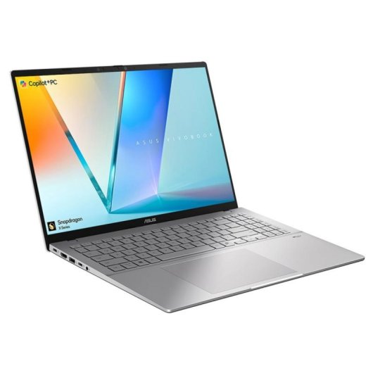 Portable ASUS Vivobook S16 S3607QA 16" Snapdragon X1-26-100 32GB 1TB SSD OLED Argent Copilot+